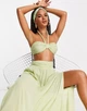 Топ-бандо трикотаж Asos Фисташковый (10536 L/46 85/C) - изображение 5