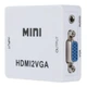 Конвертер з HDMI на VGA, зі звуком та зовнішнім живленням, 1080Р - зображення 3