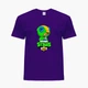 Детская футболка Бравл Старс Леон Зеленый (Brawl Stars Leon Green) (25186-1015) 134-140 см Хлопок Фиолетовый - изображение 4