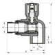 Кран радіаторний 25x3/4 кутовий PPR KOER K0158.PRO (KP0202) kr - зображення 2