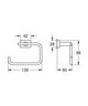 Тримач для туалетного тата Grohe Essentials Cube New (40507001) kr - зображення 2