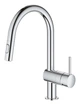 Змішувач для кухні з висувним виливом Grohe Minta (32321002) ( 18487 ) - зображення 2