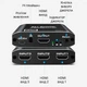 HDMI переключатель на 3 канали Addap HVS-10 трьохпортовий свитч для відеосигналу 4K / 60Hz (0201) - зображення 4