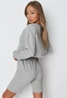 Костюм укорочений світшот і шорти Missguided Сірий (9905 L/46) - зображення 4