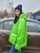 Куртка женская евро зима No brand Зеленая (А-1698 46-48) - изображение 3