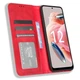 Чехол-книжка Deexe Retro Style для Xiaomi Redmi Note 12 - Red - изображение 2