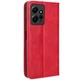 Чехол-книжка Deexe Retro Style для Xiaomi Redmi Note 12 - Red - изображение 6
