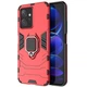 Чехол с подставкой Deexe Hybrid Case для Xiaomi Redmi Note 12 - Red - изображение 2