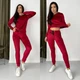 Fashions • Оксамитовий спортивний костюм Dance Fashions 48-50 бордовий (629/630-аф) - зображення 5