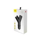 Зарядний пристрій Baseus Y type dual USB-A Black (CCALL-YX01) - зображення 3