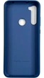Чехол Soft Case на Xiaomi Redmi Note 8T синий - изображение 2