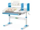 Детский стол Ergokids TH-330 столешница белая / накладки на ножках голубые TH-330 W/BL - изображение 1