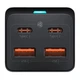 Сетевое зарядное устройство Baseus 100W GaN3 Pro Desktop Fast Charger QC4.0+PD3.0 2USB+2Type-C 5A + кабель Baseus Type-C to Type-C 100W 20V/5A 1м Black - изображение 2