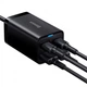 Сетевое зарядное устройство Baseus 100W GaN3 Pro Desktop Fast Charger QC4.0+PD3.0 2USB+2Type-C 5A + кабель Baseus Type-C to Type-C 100W 20V/5A 1м Black - изображение 7