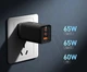 Сетевое зарядное устройство Baseus 65W Quick Charge GaN2 Pro QC4.0+PD3.0 1USB+2Type-C 5A + кабель Baseus Type-C to Type-C 100W 20V/5A 1м Black - изображение 9