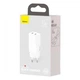 Мережевий зарядний пристрій Baseus 65W Quick Charger GaN2 Lite PD3.0 2Type-C 3A Швидка зарядка для телефону/ноутбука White - зображення 11
