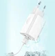 Мережевий зарядний пристрій Baseus 24W 1USB Швидка зарядка Quick Charger QC3.0 3A White - зображення 6