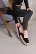 Женские эспадрильи Fashion Favorite 3976 41 размер 25,5 см Черный - изображение 8