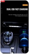 Автомобильный FM-трансмиттер модулятор XO BCC05 |2USB, 3.0A, BT5.0/MP3| Black - изображение 6