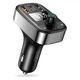 Автомобильный FM-трансмиттер модулятор XO BCC06 |2USB, 1USB-C, PD, QC, BT5.0/MP3| Black - изображение 3