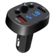 Автомобильный FM-трансмиттер модулятор XO BCC03 |2USB, 3.0A, QC 3.0 BT5.0/MP3| Black - изображение 7