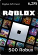 Roblox $6,25 Gift Card | 500 Robux - изображение 1