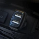 Автомобільний зарядний пристрій Hoco Z36 Black - зображення 4