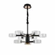 Люстра світлодіодна акрілова Sirius N 3705-6+3 BLACK+GD 98W - изображение 3