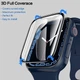 Захисне гнучке скло 9H Ceramic Glass для Apple Watch Series 4/5/6/SE/SE 2 (40mm) - зображення 3