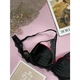 Бюстгальтер женский 85B FNNISS черный с красный 8155 - изображение 2