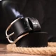 Ремень мужской из натуральной кожи Grande Pelle 21463 120 см Черный (leather-21463) - изображение 7