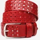 Ремень женский кожаный Grande Pelle 21477 3,8х120 см Красный (leather-21477) - изображение 1