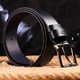 Ремень мужской из натуральной кожи Grande Pelle 21470 120 см Синий (leather-21470) - изображение 5
