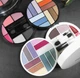 Палетка для макіяжу Bellaoggi Total Look Make Up Eyeshadow Palette & Lips Black - зображення 3