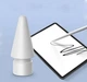Наконечник для стілуса Apple Pencil 1-2 поколения белый комплект 2 шт. Goojodoq - изображение 3