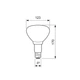 Лампа інфрачервона Helios IR1 250W 230V E27 R123CL (прозора) - зображення 3