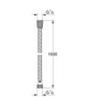 Шланг для душу 150 см Grohe VitalioFlex 27502001 Сірий - зображення 2