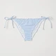 Нижняя часть купальника женская H&M 060629758_blue 46 Голубой/Белый (OS_6666000173621) - изображение 2
