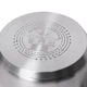 Кастрюля с крышкой 5.8л Kamille из нержавеющей стали 5-слойное капсульное индукционное дно - изображение 5