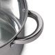 Каструля Kamille Vizo 2.5л із нержавіючої сталі Kamille з кришкою 5-шарове капсульне індукційне дно - зображення 6