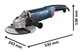 Угловая шлифмашина Bosch Professional GWS 24-230 JZ, 2400 Вт, Cyclon system, Heavy duty, 230 круг (06018C3300) - изображение 17