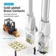 ​Сетевой патч-корд кабель Vention Cat 6 UTP Lan RJ45 Patch Cable 1m IBEHF gray - изображение 6