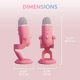 Мікрофон конденсаторний Blue Microphones Yeti 988-000530 Sweet Pink USB + потрійний капсуль - зображення 5