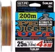 Шнур Sunline PE-Jigger ULT 200 м (multicolor) #2.0/0.235 мм 35lb/15.5 кг (16581038) - изображение 1
