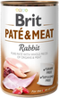 Консервований корм для собак з кроликом та куркою Brit Pate & Meat Rabbit 400 г - зображення 1
