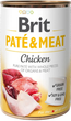Консервований корм для собак з куркою та яловичиною Brit Pate & Meat Chicken 400 г - зображення 1