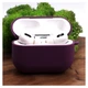 Матовый чехол Silicone Case для AirPods Pro Original Assembly Purple - изображение 2