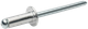 Заклепка с плоской головкой DIN7337 4,8х10 Al/St 4,0-6,0 К Steelfix 50 шт (121620) - изображение 1