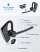 Bluetooth-гарнитура Link Dream NB-M50 беспроводная Blue Black - изображение 6