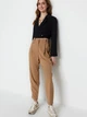 Брюки женские Trendyol TWOSS22PL0280 38 Mink (8683048290873) - изображение 3